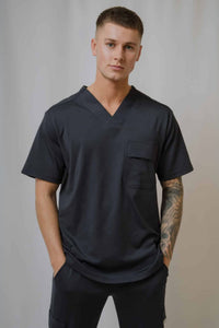 Rio Fleece-Lined Scrub Top