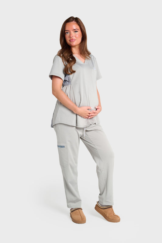 Maternity Fleece-Lined Scrub Trouser