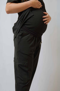 Maternity Fleece-Lined Scrub Trouser