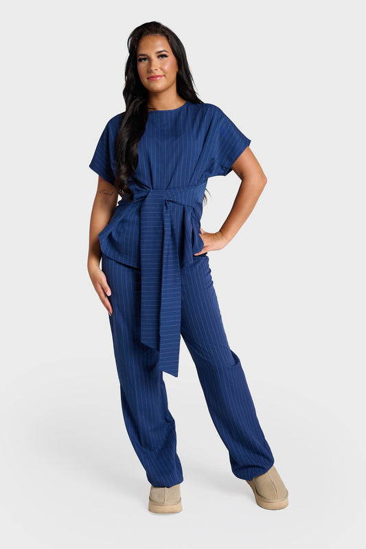 Pinstripe Blue
