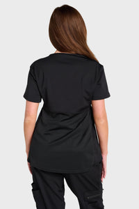 Maternity Fleece-Lined Scrub Top